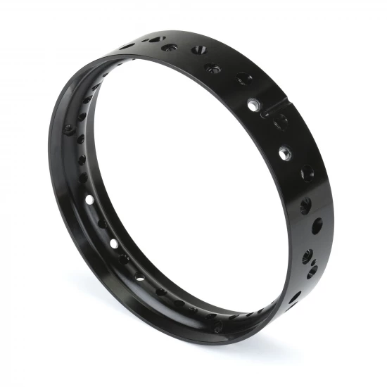 1/4 Pro-Spec Aluminium Rear Rim Black: Promoto-MX