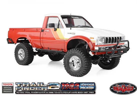RC4WD Trail Finder2 RTR With 1982 Toyota Pickup Hard Body Red