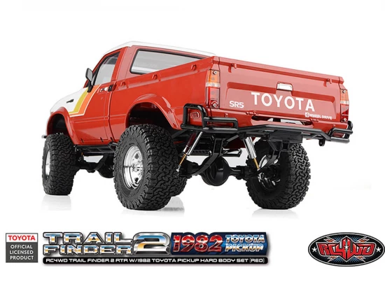 RC4WD Trail Finder2 RTR With 1982 Toyota Pickup Hard Body Red