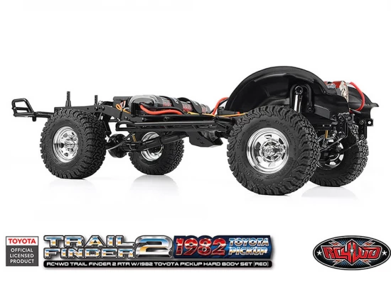RC4WD Trail Finder2 RTR With 1982 Toyota Pickup Hard Body Red