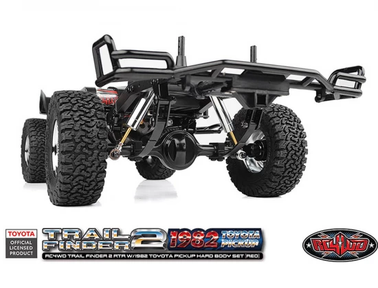 RC4WD Trail Finder2 RTR With 1982 Toyota Pickup Hard Body Red