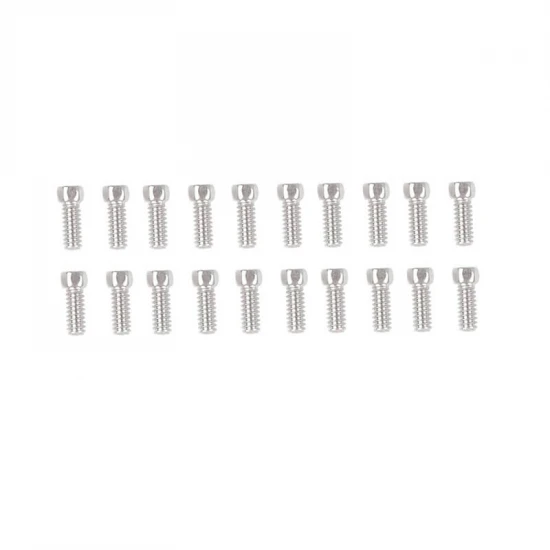 RC4WD Scale Hex Head Bolts (M1.6 X 4mm) Silver