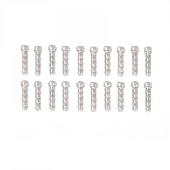 RC4WD Scale Hex Head Bolts (M2 X 8mm) Silver