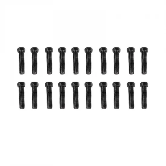 RC4WD Scale Hex Head Bolts (M3 X 12mm) Black
