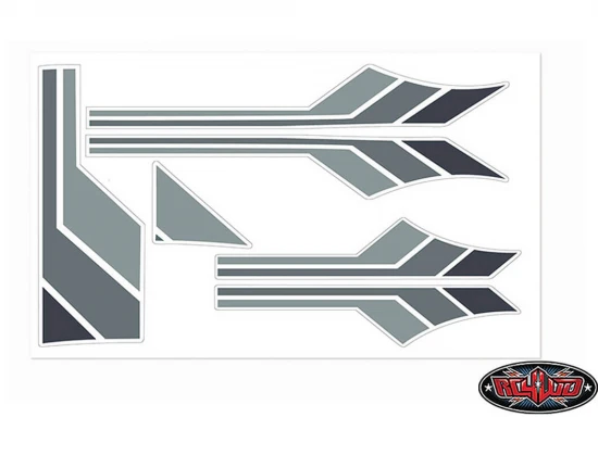 RC4WD Toyota 82-83 Body Decals (Grey)