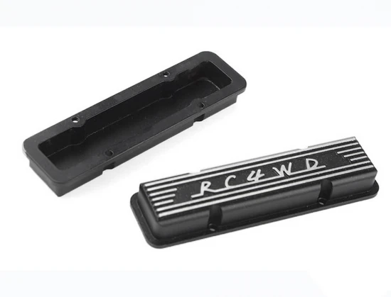 RC4WD Aluminium Valve Covers For Scale V8 Engine (Black)