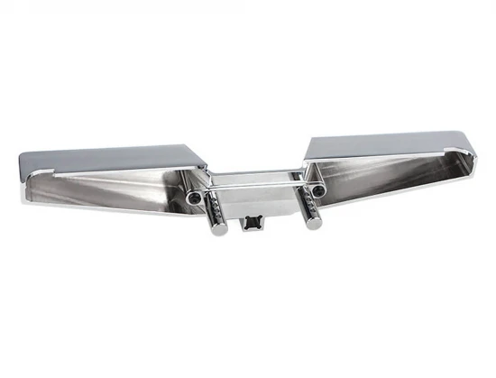 RC4WD Aluminium Rear Bumper With Hitch Mount Chev.Blazer/K10