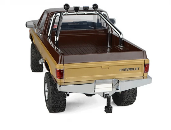 RC4WD Aluminium Rear Bumper With Hitch Mount Chev.Blazer/K10