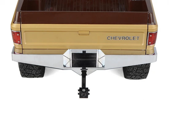 RC4WD Aluminium Rear Bumper With Hitch Mount Chev.Blazer/K10