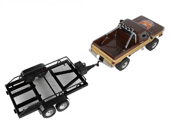 RC4WD Aluminium Rear Bumper With Hitch Mount Chev.Blazer/K10