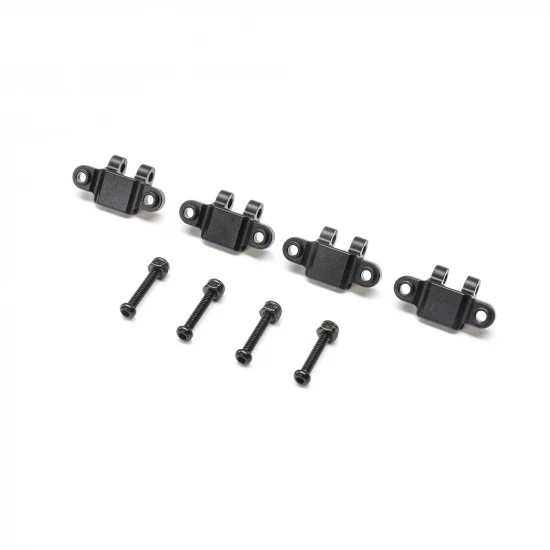 Aluminium Lower Shock Mount - Black: Mini LMT (4)