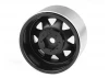 RC4WD 8Lug Deep Dish Wagon 1.9 Steel Stamped Beadlock Wheels Black (4)