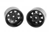 RC4WD 8Lug Deep Dish Wagon 1.9 Steel Stamped Beadlock Wheels Black (4)