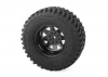 RC4WD 8Lug Deep Dish Wagon 1.9 Steel Stamped Beadlock Wheels Black (4)